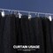 100 PCS Small Curtain Hooks Curtain Clips, Stainless Steel Curtain Rod Hooks(Silver)